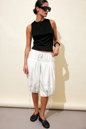 White Collette shorts