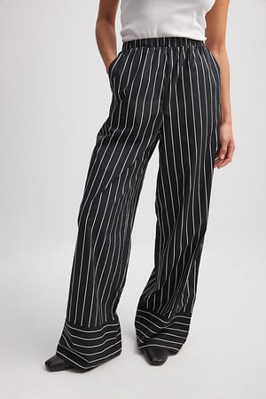 Double Waist Striped Trouser main image 0