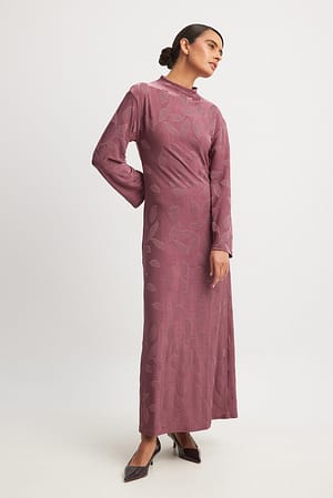 Purple Robe à motif