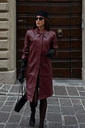 Red Croco Jacket