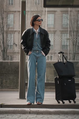 Light Blue Lane Low Waist Jeans