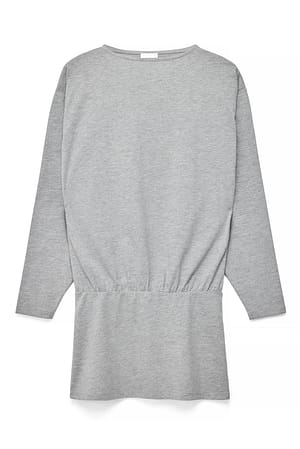 Grey Melange Layering kjole