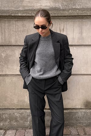 Stripe Americana oversize a rayas