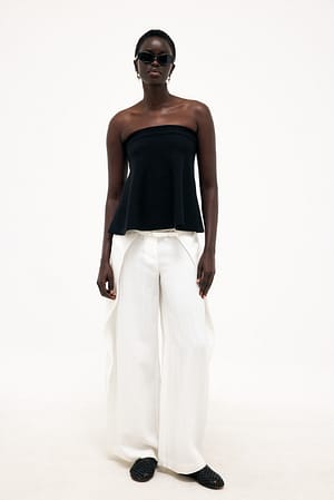 Offwhite Belt Detailed Wide Pants