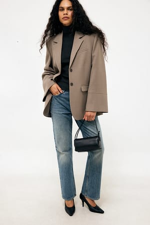 Light Blue High Waist Flared Jeans