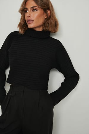 High Kosher Neck Sweater