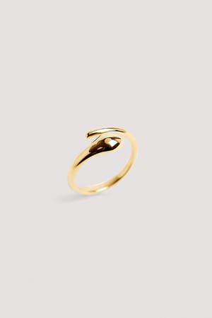 Gold Gullbelagt ring