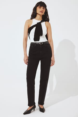 Black Pier slim jeans met hoge taille