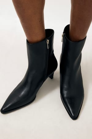 Black Pointy Ankle Boots
