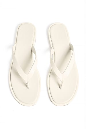 Offwhite Platta flip-flopsandaler
