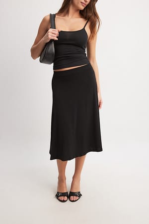 Rounded Toe Buckle Detailed Mules Black | NA-KD