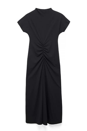 Black Robe t-shirt avec effet froissé