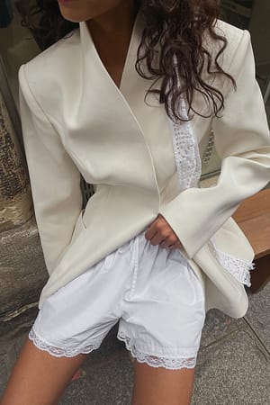 White Blazer cintré
