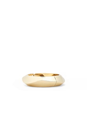 Gold Sculptural Bangle