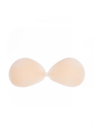 Beige Siliconen bh