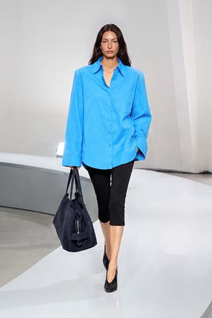 Navy Weiches Wildleder-Tote