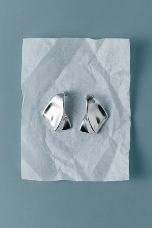 Silver Statement oorbellen