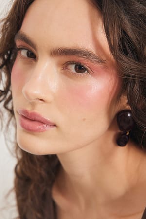 Burgundy Stone Earrings