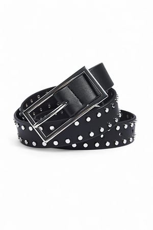 Black Studded Belt