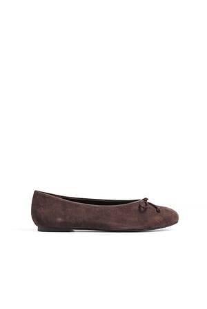 DK Brown Ballerina i ruskind