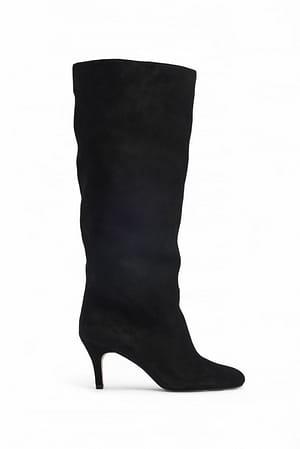 Black Suede Boots