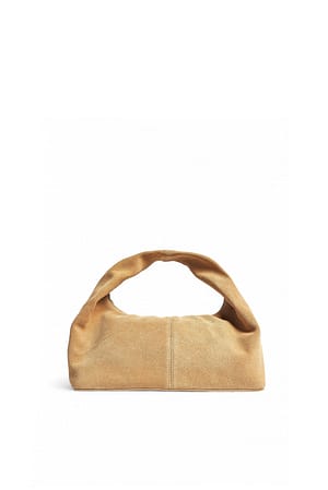 Tan Suède slouchy handtas