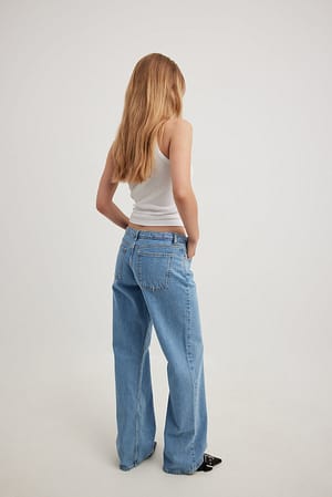 Light Blue Low Waist Jeans