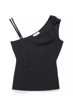 Black Gedrehtes Cargo-Top