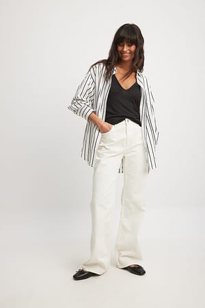 Ulin One Shoulder Knit - Black main image 1