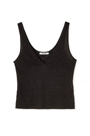 Linen Singlet Top - Allure