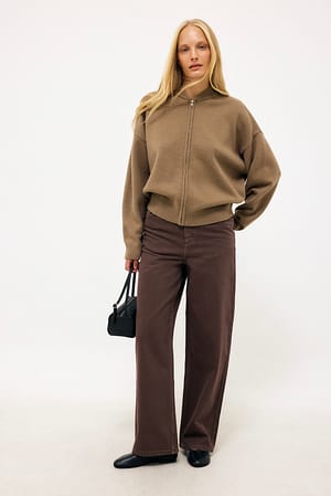 Mauve Vida jeans med mellanhögmidja