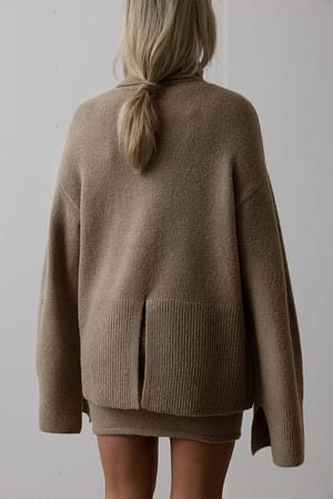Medeola Knit Polo Sweater main image 1