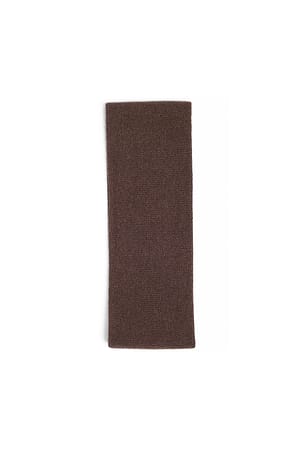 Brown Wool Knitted Headband