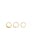 3-Pack Gold Plated Rings