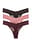 3-pack Lace Band Thong