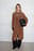 Slim suède trenchcoat