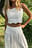 Anglaise Detail Cropped Top