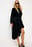 Asymmetrische ballonjersey rok