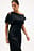 Asymmetrisches Schlitzdetail Drapiertes Oberteil