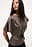 Asymmetrische Sleufdetail Geplooide Top