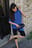 Asymmetrisk jersey-top