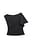 Asymmetric Slit Detail Draped Top