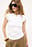 Baby t-shirt med rundet kant