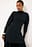 Balloon Sleeve Knitted Turtleneck Dress