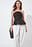 Bandeau Peplum Top