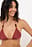 Triangel-Bikini-Oberteil mit Perlen
