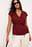 Belted Wrap Top