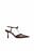 T-Riemen-Pumps mit Schleife