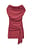drapiertes Minikleid mit Schnallendetail