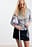 Top en jersey à boutons